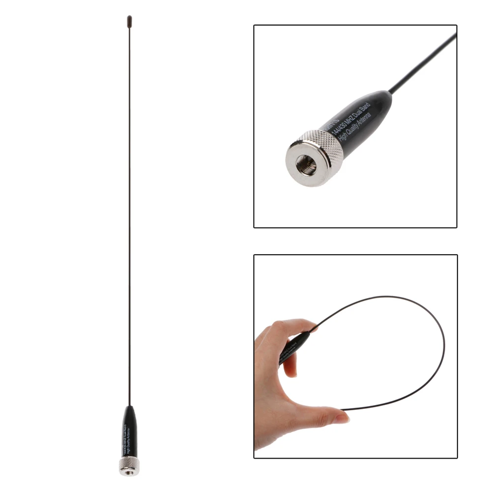Мягкая Двухдиапазонная рация антенна для рации VHF UHF запчасти легко использовать