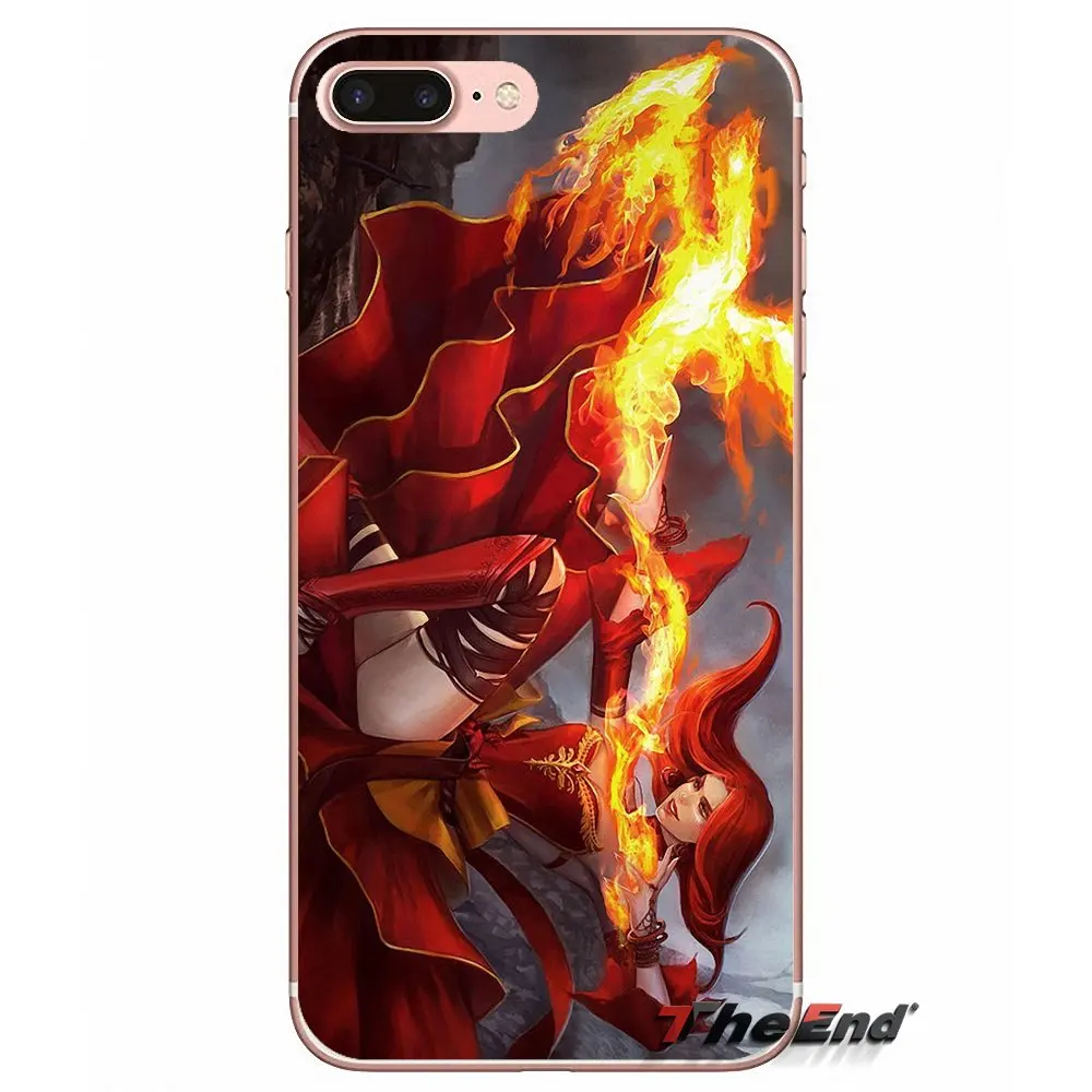 Lina Inverse dota 2 художественный Силиконовый ТПУ чехол для Sony Xperia Z Z1 Z2 Z3 Z5 compact M2 M4 M5 E3 T3 XA