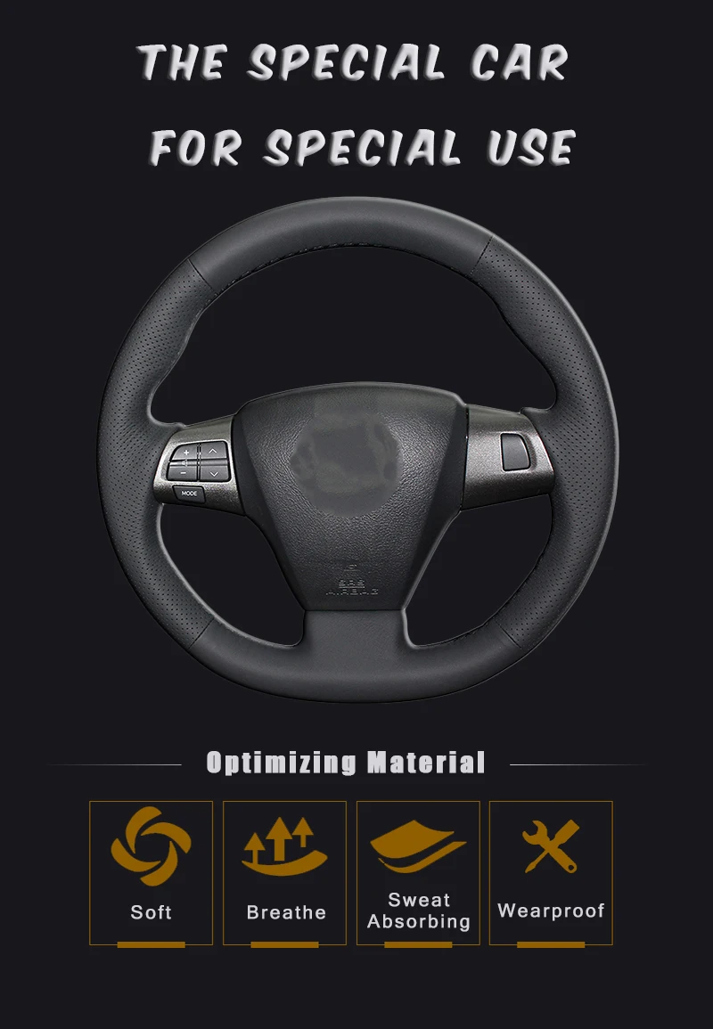 Автомобильная Оплетка на руль для Toyota Corolla 2011 2012 2013 RAV4 2011 2012 автомобильный Стайлинг авто чехлы на руль
