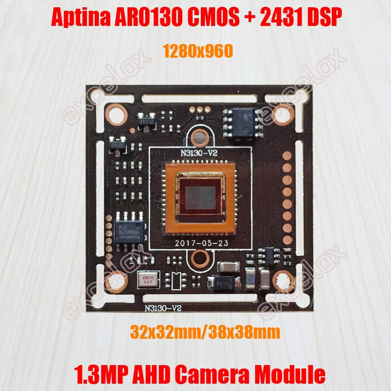 Аналоговый модуль камеры 1280x960 1.3MP AHD 1/3 &quotAptina AR0130 CMOS датчик Nextchip NVP2431H ISP 960P 1200TVL HD PCB