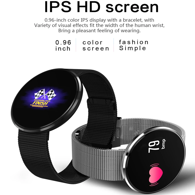 LYKRY Bluetooth Touch Smart Wrist Band Watch IP67 Multi-Sport Mode Heart Rate Monitoring Activity Tracker Wristband Clock | Электроника
