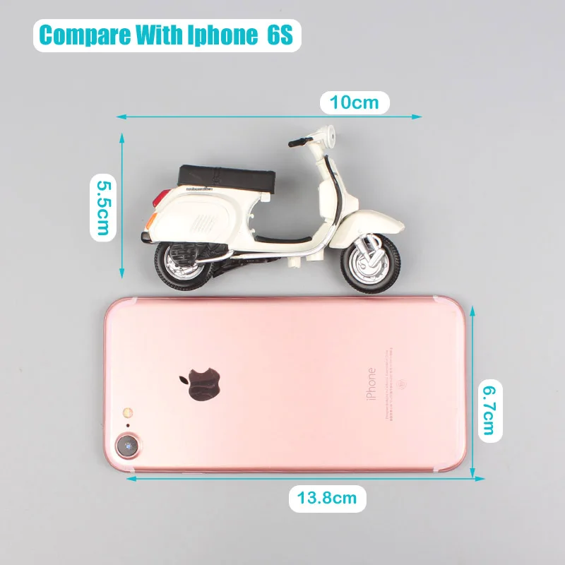 Миниатюрные модели мотоциклов maisto Vespa PK 125 автоматические 1984 литые и велосипедов
