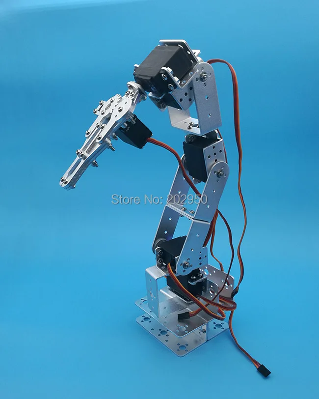 1 комплект Arduino Robot 6 dof алюминиевый набор для крепления на зажиме механическая