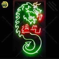 neon sign for chinese dragons lucky yunqi neon light sign illuminated display bar club sign glass tubes handcrafted neon signs