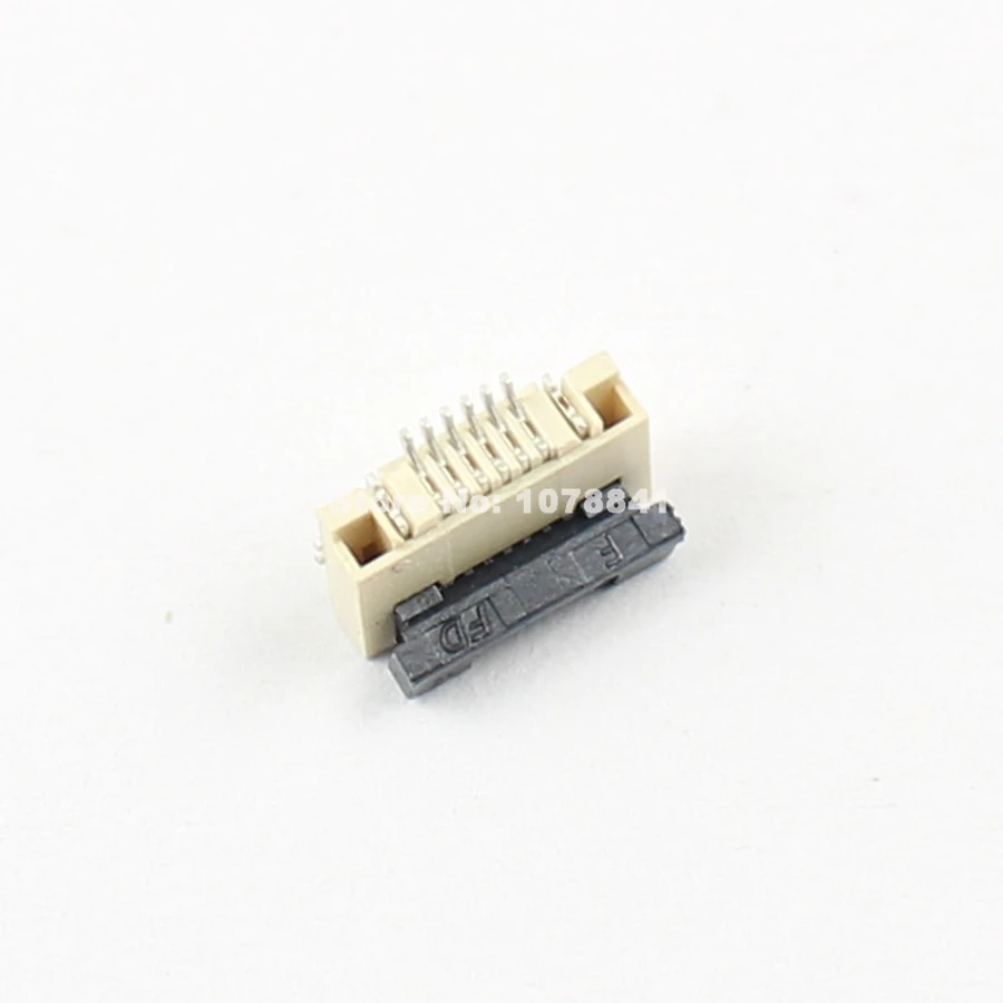 10 шт. гибкие печатные платы FFC 0 5 мм Шаг 6 Pin флип Тип ленты плоский разъем нижний