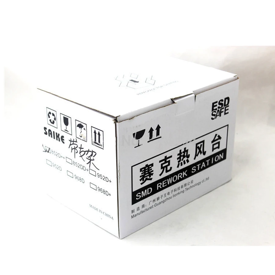 

220V/110V 852D++ Hot Air Rework Station soldering station BGA De-Soldering 2 in 1 Hot Air Gun SolderingWith Supply Air Gun Rack