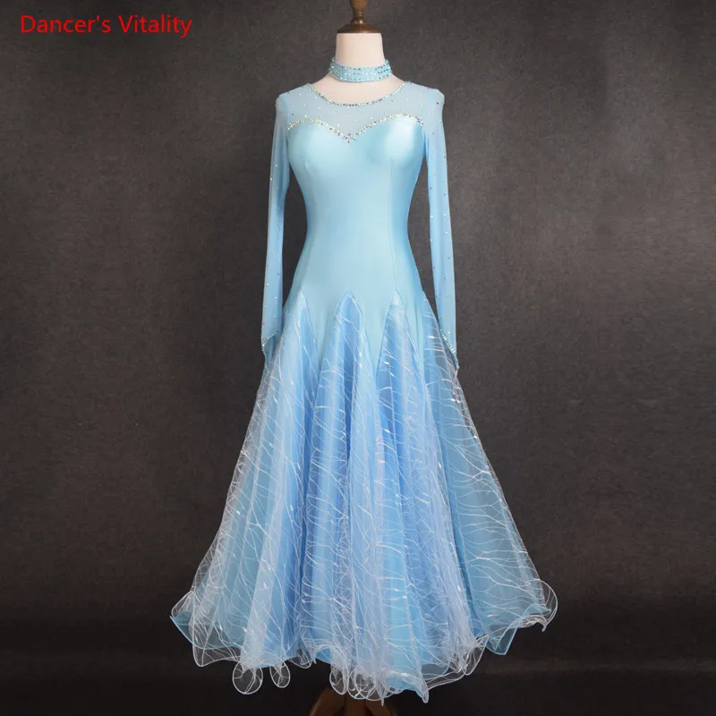 Новинка 2018 женское танцевальное платье для бальных танцев вальса|ballroom dresses
