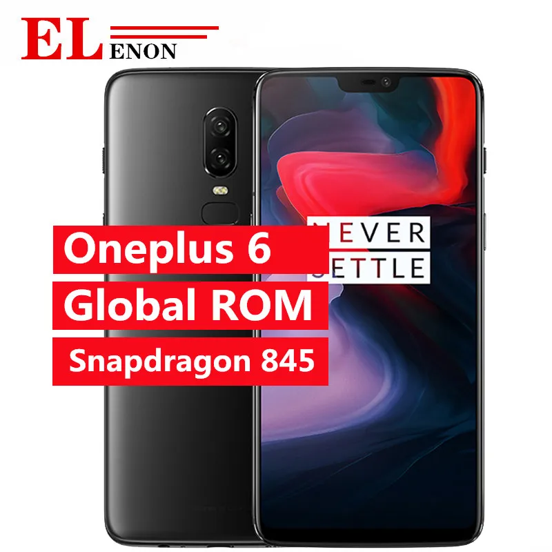 Глобальная прошивка Oneplus 6 8 ГБ ОЗУ 128 Гб ПЗУ Android четыре ядра мобильный телефон
