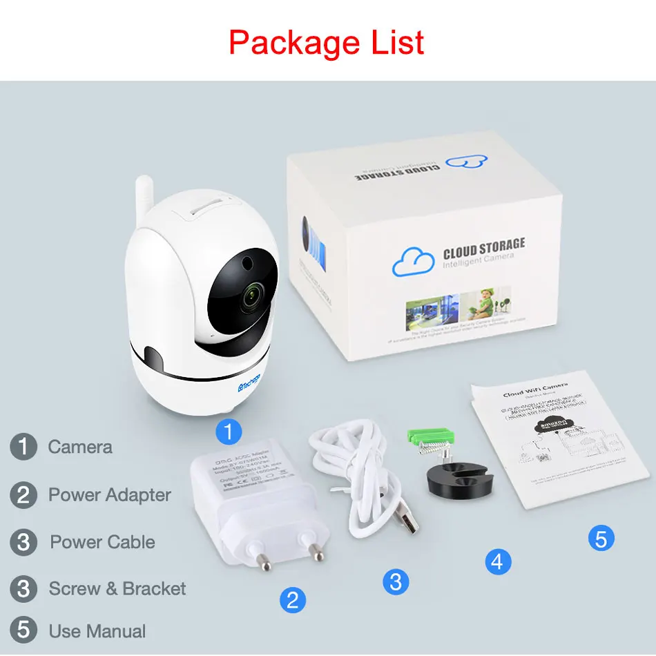Techage 1080 P Беспроводной IP Камера автоматическое обнаружение движения