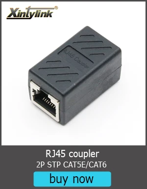 Xintylink ethernet кабельный разъем rj45 разъем cat6 женский модульный keystone экранированный адаптер двойной головкой сетевой Соединительный удлинитель
