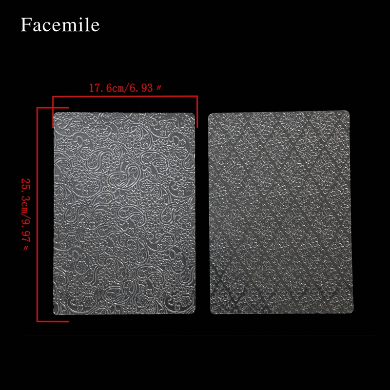 Facemile 6 шт./компл. 4 вида стилей текстурная Пластиковая форма коврик для выпечки