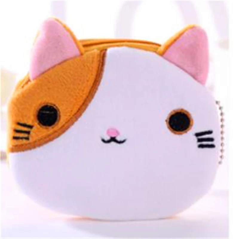Kawaii портмоне «кошка» цвет пэчворк маленький 10 см брелок на подарок кошелек для монет сумка новое поступление