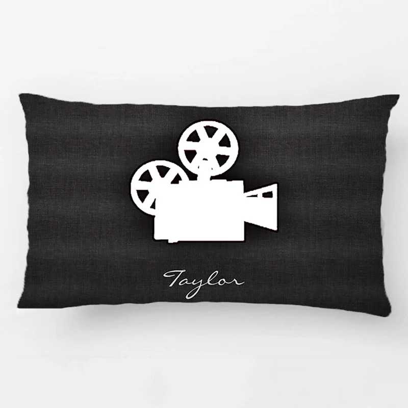 Малиновый красный свадебный декоративный Чехол на подушку для камеры из фильма