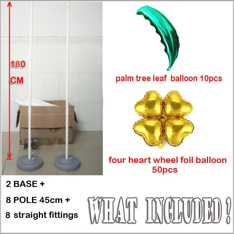 Diy пальмовое дерево 180 см вынос руля кокосовый воздушный шар в форме дерева colum Свадебные украшения для вечеринок Массовая база& палочка& баллоны