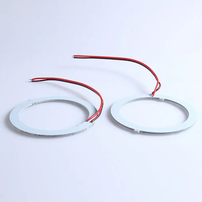2 Pcs 80mm White Angel Eyes 24 SMD Car Light LED Ring | Автомобили и мотоциклы