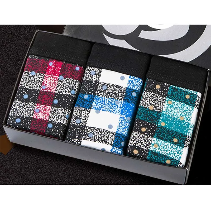 TANGNEST Нижнее белье Мужские 2019 новые модные дизайнерские боксеры полосатые