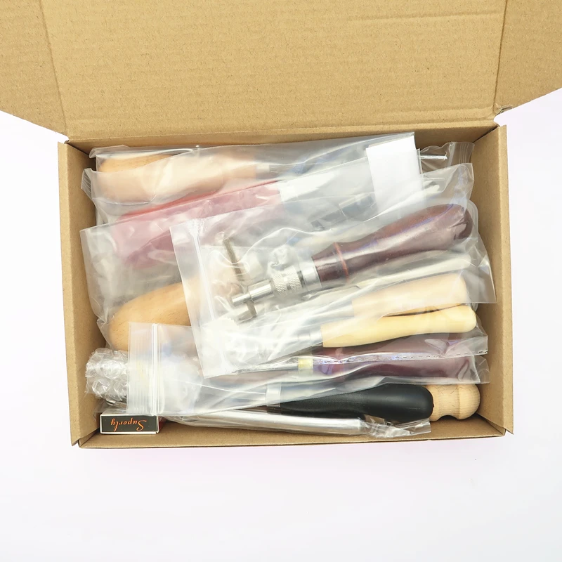 Новый профессиональный кожаный ручной инструмент работы набор кожаных