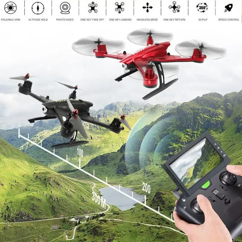 MJX B2W Bugs квадрокоптер мини Drone с Камера 1080 P HD 5GPS WI FI RC quadrupter бесщеточный