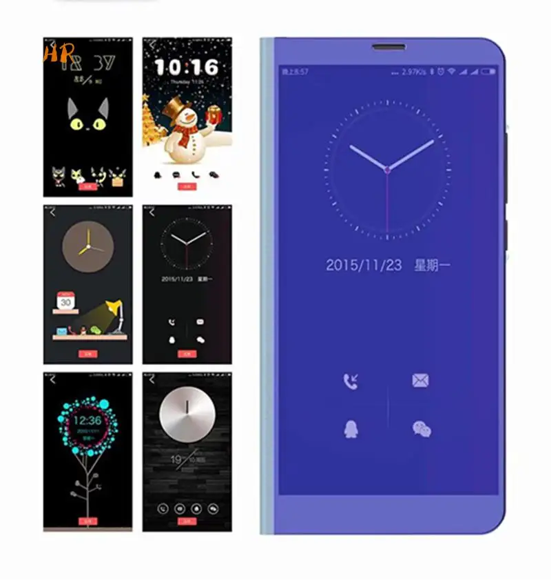 Чехол Smart View mi rror для Xiaomi 8 Lite SE чехол подставка|Чехлы-книжки| |
