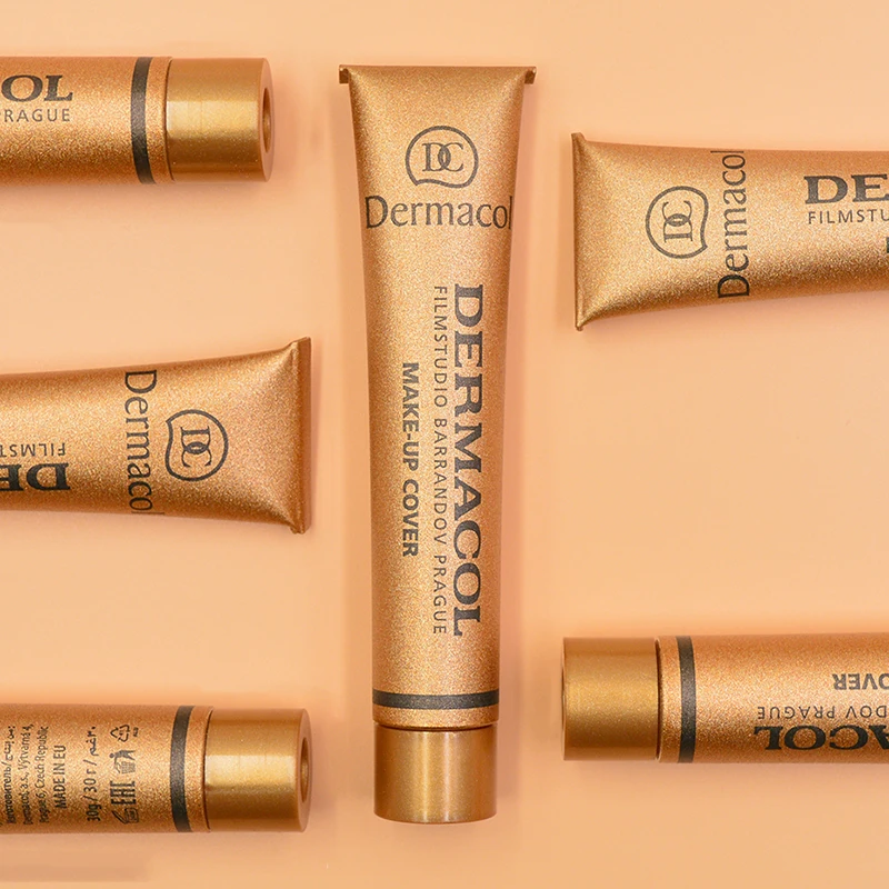 Dermacol покрытие для макияжа Аутентичное 30 г праймер консилер база профессиональная лицо Dermacol макияж палитра для контурной основы макияжа