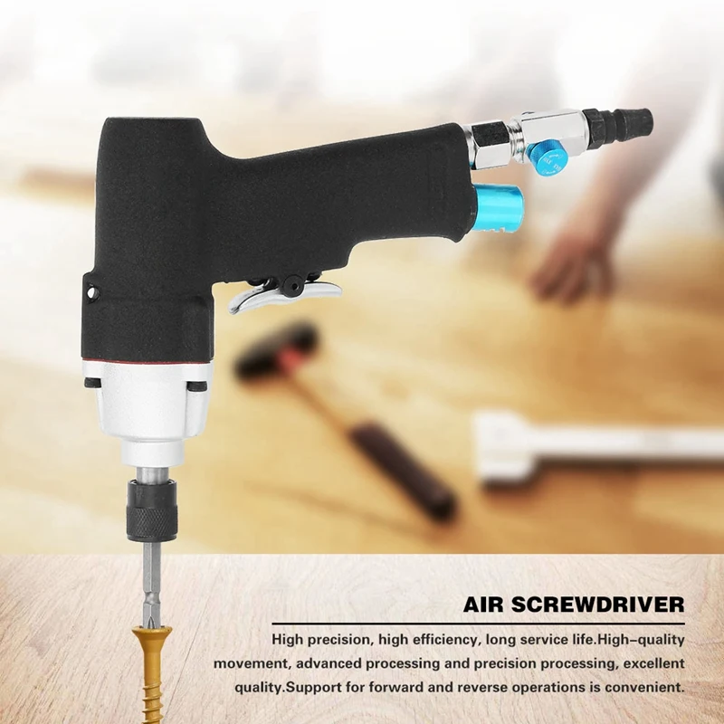 At-3075 5H 1/4 inch High Efficiency Air Screw Driver Industrial Pneumatic Reversible Screwdriver | Инструменты