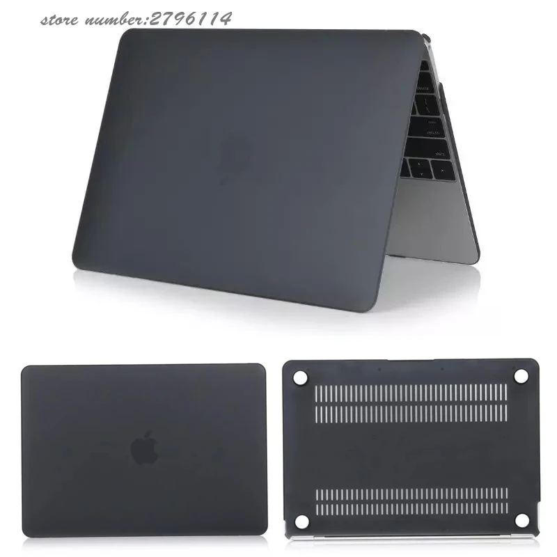 Для Mac Book pro 13 чехол матовый/кристально чистый жесткий для Macbook Air 11 Pro 15 Retina 12 дюймов