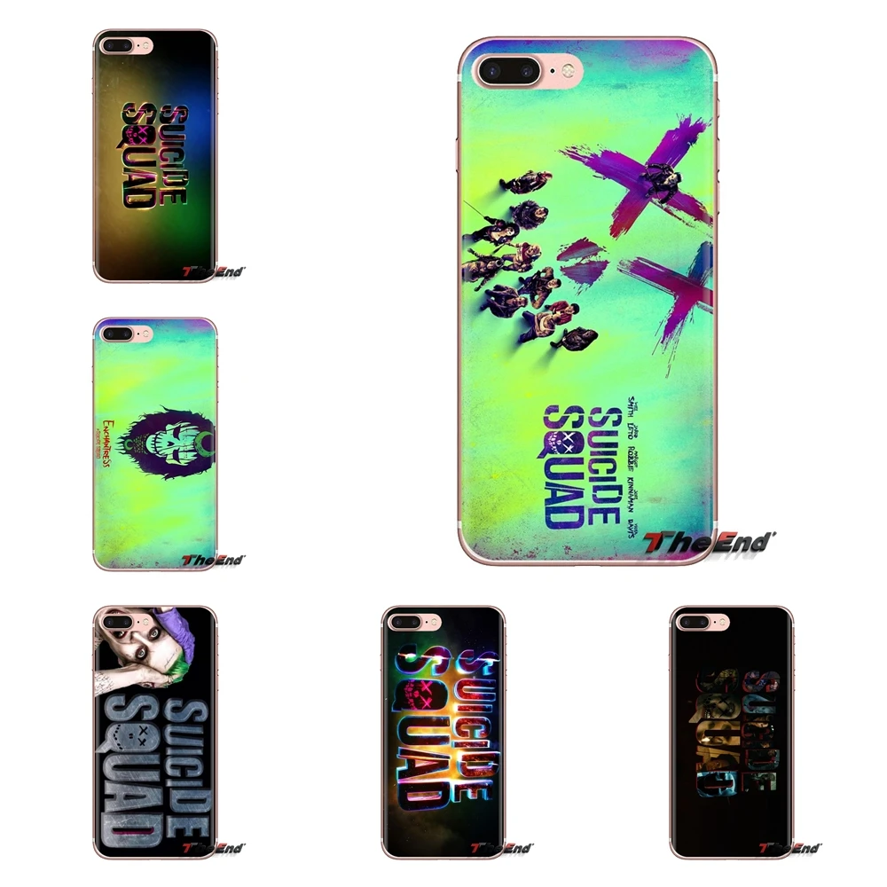 Мягкий прозрачный чехол для Samsung Galaxy S3 S4 S5 Mini S6 S7 Edge S8 S9 S10 Plus Note 3 4 5 8 9 Harley Quinn |