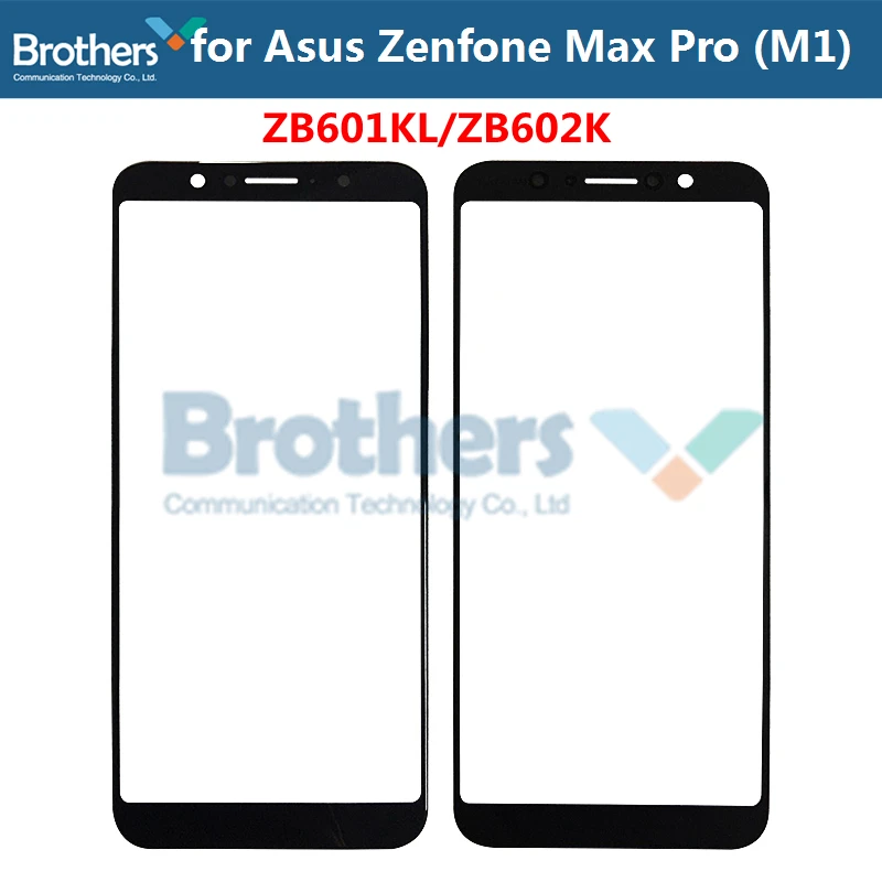 

Front Outer Glass Lens For Asus Zenfone Max Pro M1 Touch Screen Glass Front LCD Glass Lens For ASUS ZB601KL ZB602K Replacement