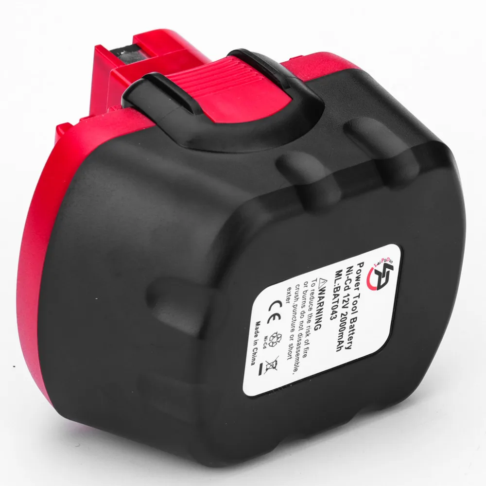 Аккумулятор 12 в 2000 мАч для Bosch GSR В GLI AHS GSB PSR 12VE аккумулятор BAT043 BAT045 BAT046 BAT049 BAT120 BAT139 |