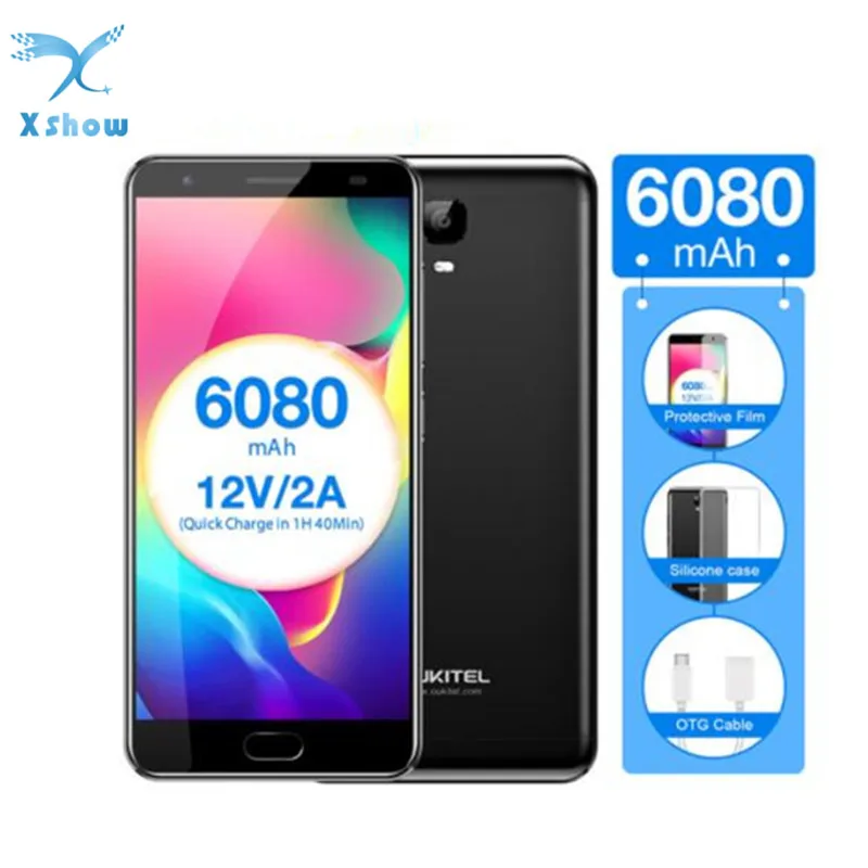 6080 мАч OUKITEL K6000 плюс 4 ГБ/64 ГБ идентификации отпечатков пальцев быстрой зарядки 5