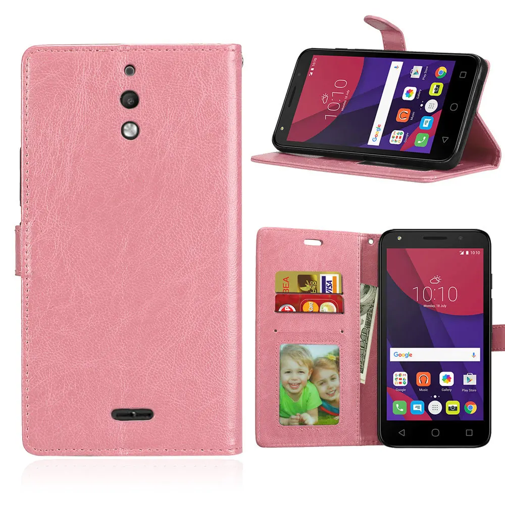 Для Alcatel One Touch pixi 4 6,0 дюймов 8050D флип-чехол из искусственной кожи чехол для Alcatel pixi 4(6) телефон Сумки Чехол простые Fundas