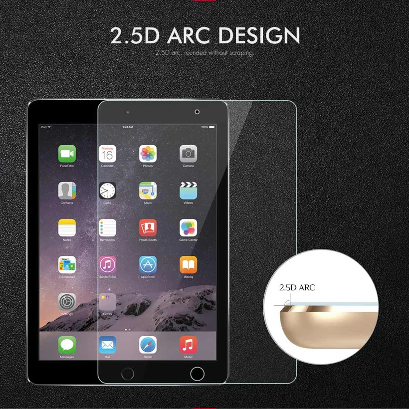 Закаленное стекло для Apple iPad 2018 9 7 2017 Air 2 Mini 1 3 4 Pro 10 5 11 дюймов Защитная пленка