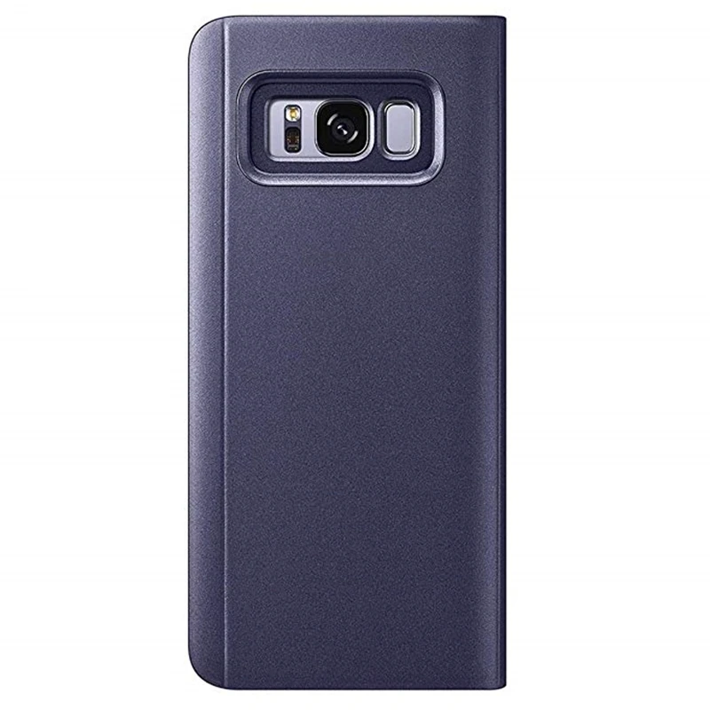 Прозрачный чехол для телефона samsung Galaxy A3 A5 A6 A7 A8 A9 Plus Star для S6 S7 Edge S8 S9 Plus умный зеркальный флип-чехол