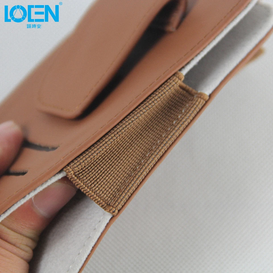 LOEN Car Sun Visor Organizer Auto Interior Accessories Pocket Card Cellphone Sunglasses Holder Storage Pouch | Автомобили и