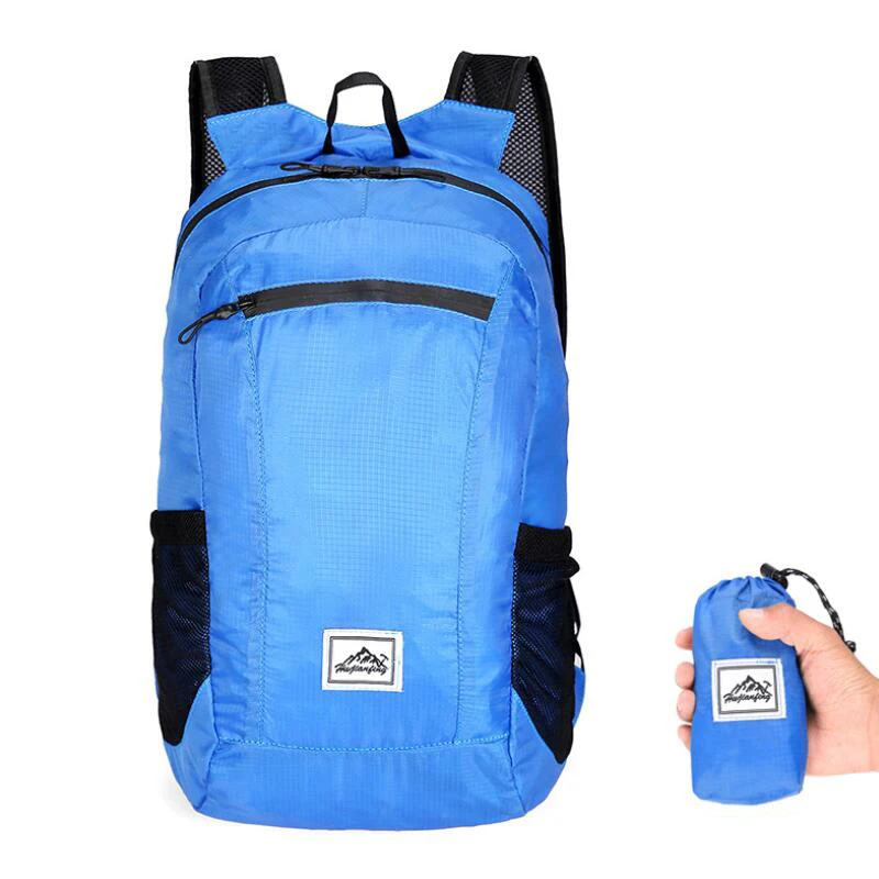 Легкий складной рюкзак 20 л 85 г походная сумка для отдыха на открытом воздухе