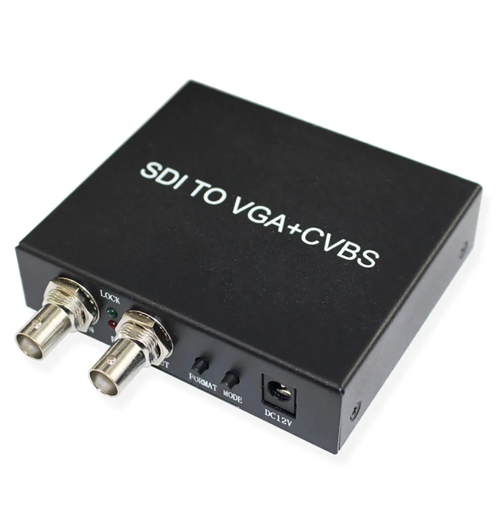 

SDI в VGA AV CVBS L/R конвертер SD/HD/3g SDI адаптер для монитора дисплей камеры с DC адаптер США Великобритания AU Бесплатная доставка