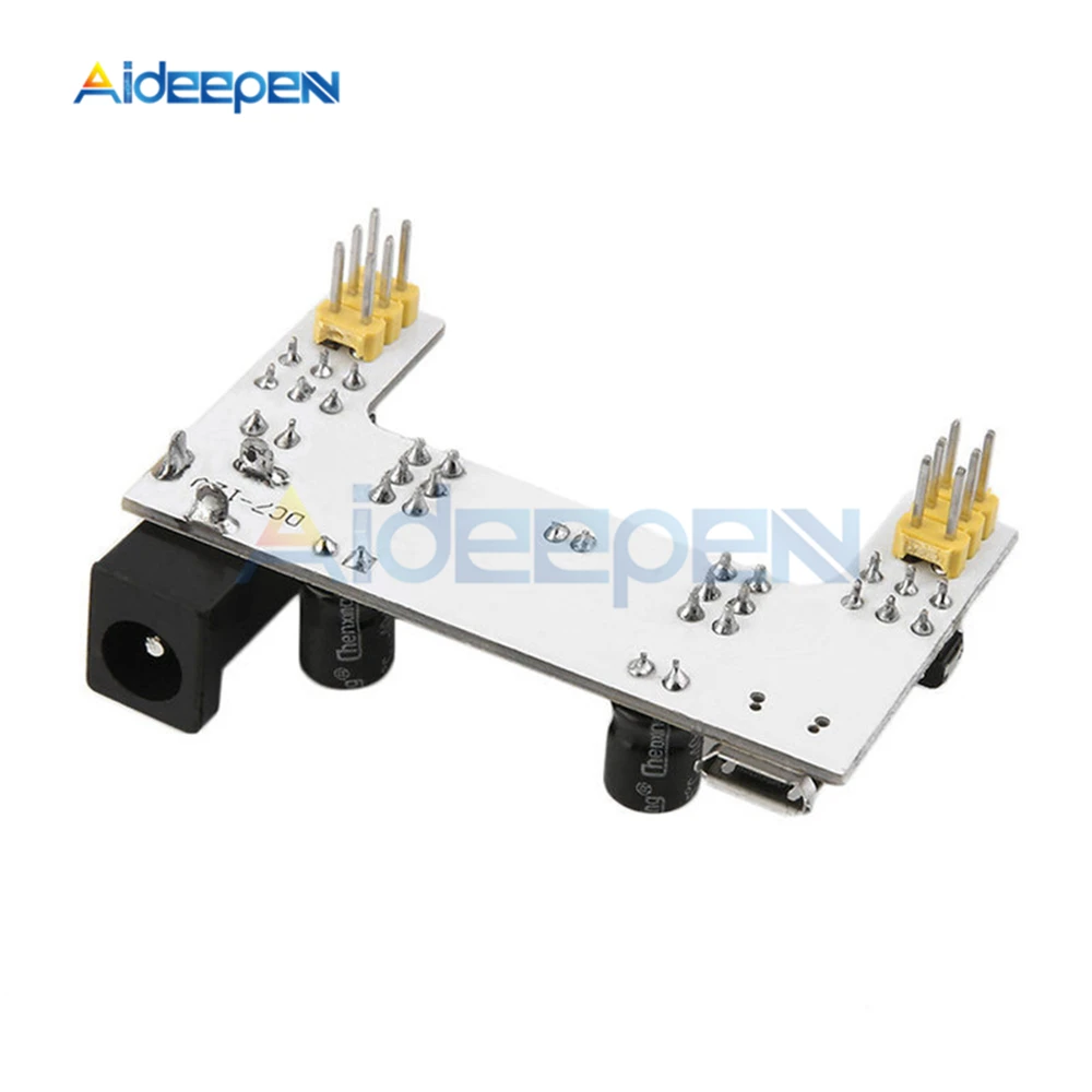 MB-102 Breadboard Power Supply Module MB102 Dedicated 2 Channel DC 7-12V Micro USB Interface | Инструменты