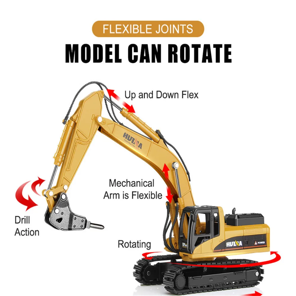 Модель автомобиля 1:50 сплав экскаватор грузовик автомобиль молоток модель для