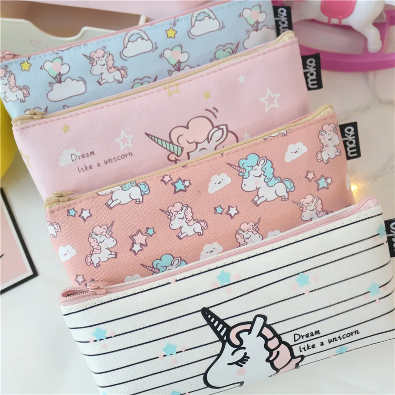 Kawaii/1 шт. чехол-карандаш с пони для девочек, школьные принадлежности, супер большие школьные канцелярские принадлежности, Подарочный волшебный пенал, чехол-карандаш