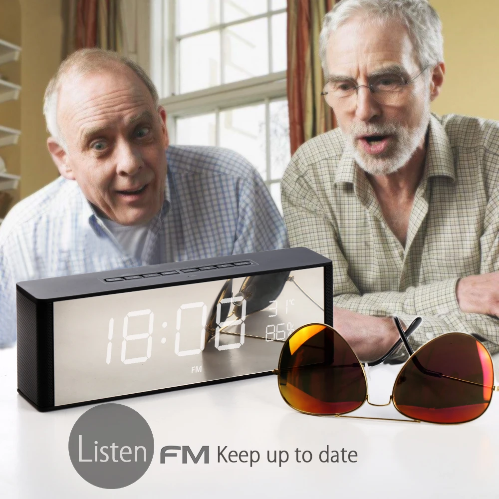 Hifi Bluetooth динамик Портативный беспроводной стерео сабвуфер музыкальный с fm-радио