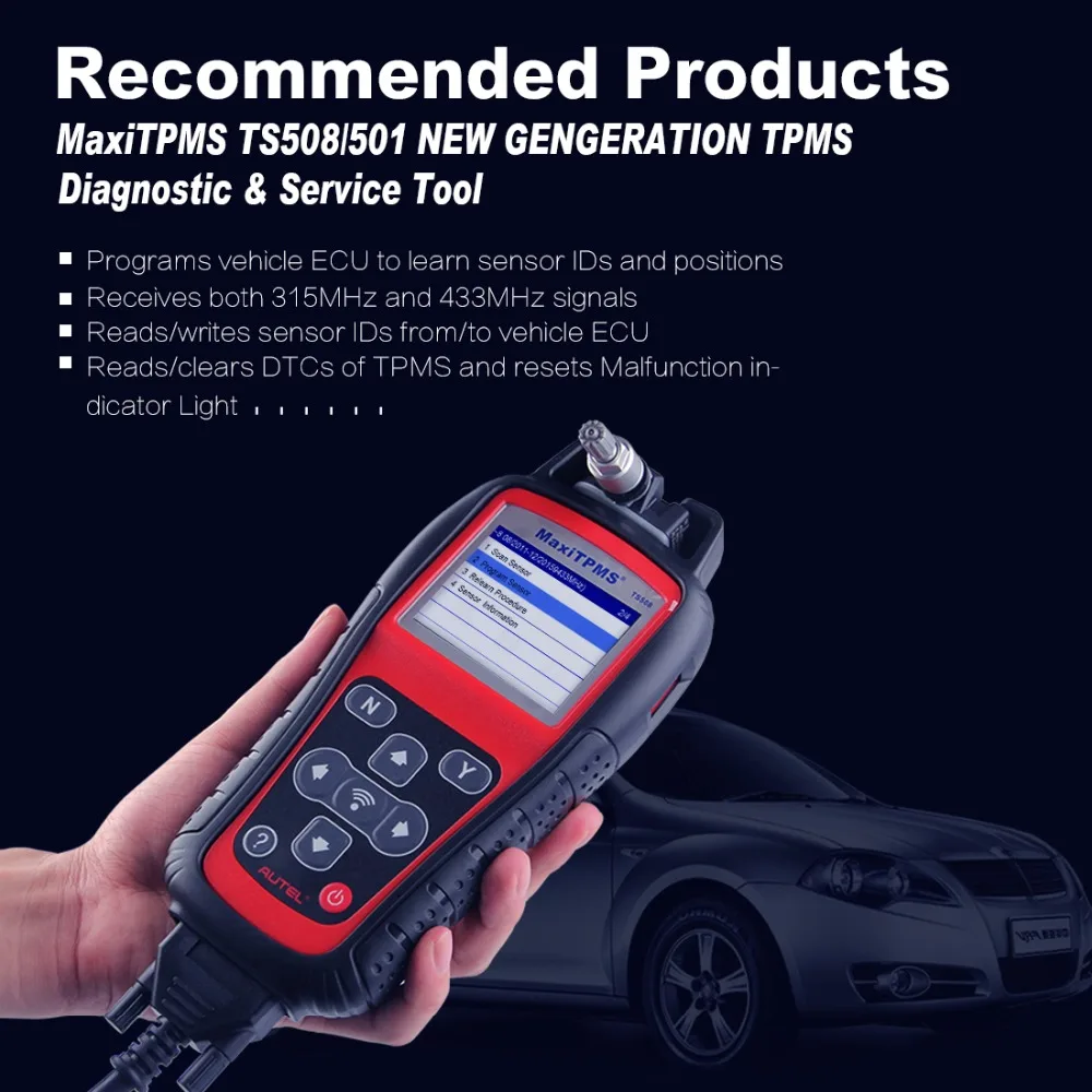 Autel TPMS сенсор MX-sensor 315 МГц Инструменты для ремонта шин TPMS сенсор Поддержка программирование с TS501 TS508 MX сенсор 315 МГц