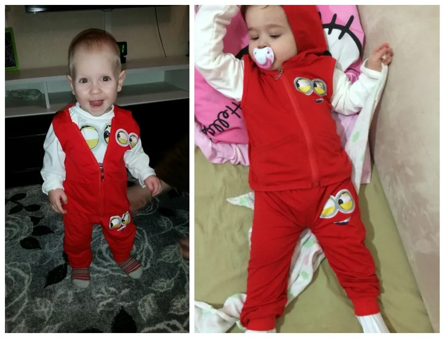 Комплект детской одежды с героями мультфильмов для детей 1-4 лет повседневный
