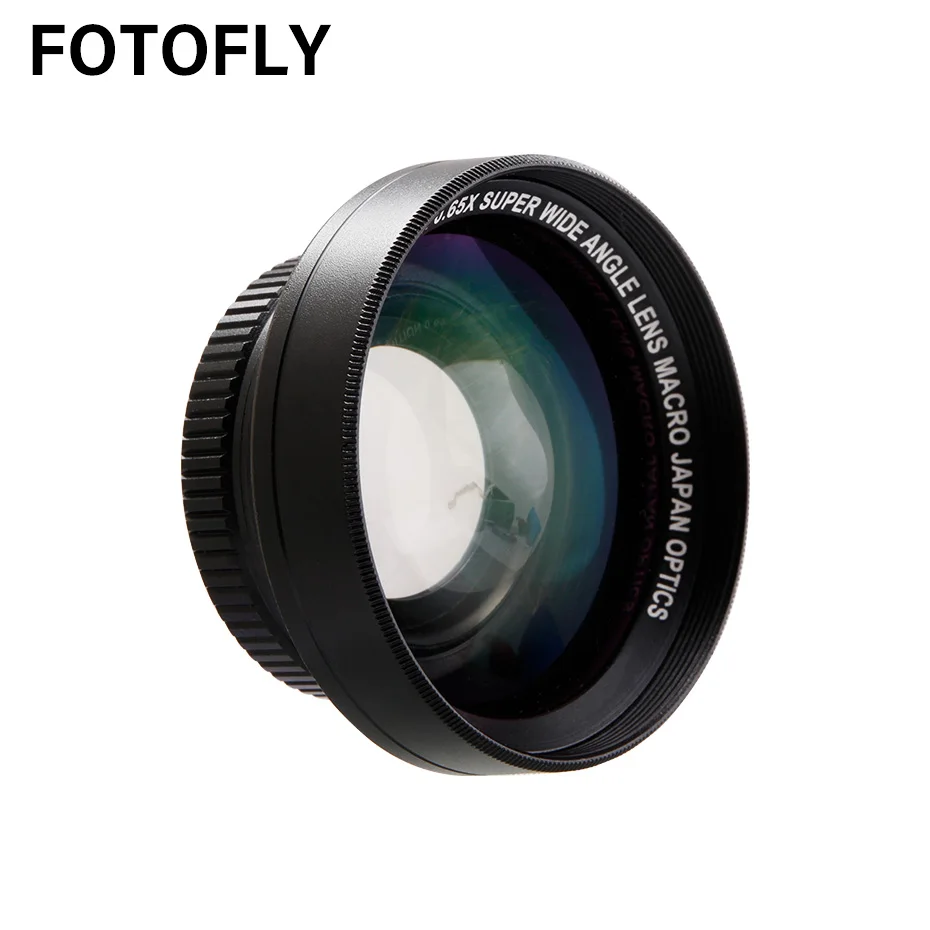Объектив FOTOFLY 0.65X 37 мм широкоугольный объектив с макросъемкой оптическое стекло