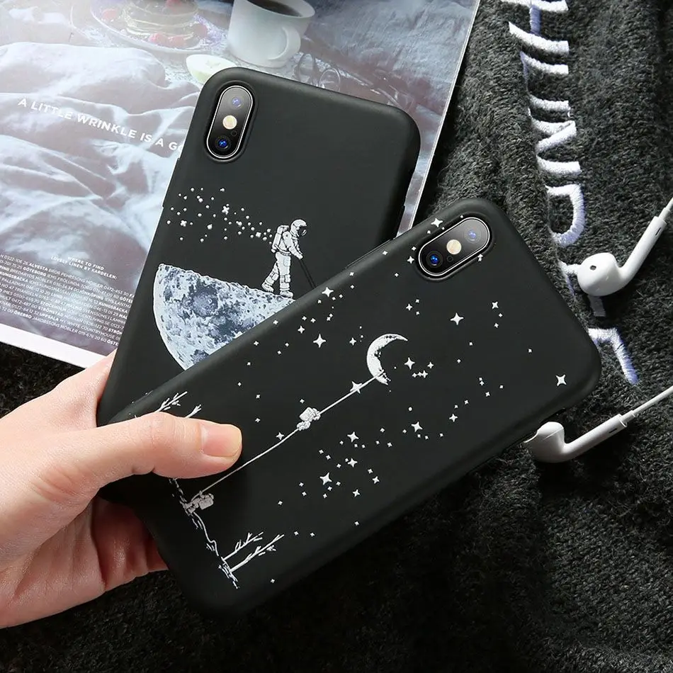 KISSCASE звезды пространство чехол для самсунг Samsung Galaxy S8 S9 плюс J5 собака кошка Мягкие TPU чехол для телефона для самсунг Samsung Galaxy A8 A7 A6 A9 чехол самсунг а7