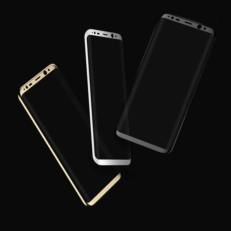 Защитная пленка для экрана 3D горячекатаное закаленное стекло Samsung Galaxy S8 полное