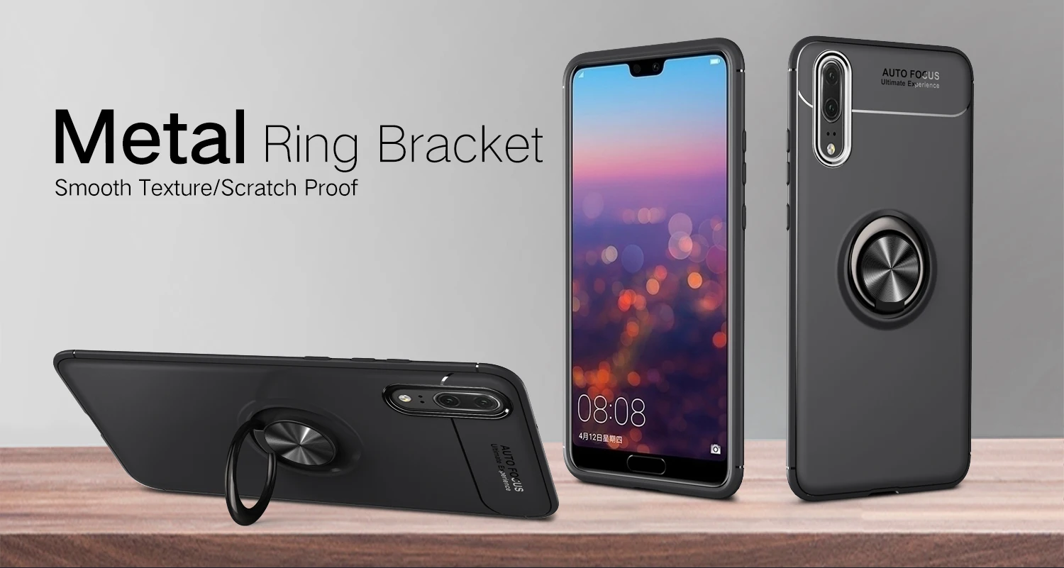 Чехол с кольцом для Huawei P20 Pro Plus CLT L09 L29 AL00 автомобильный Магнитный гибридный