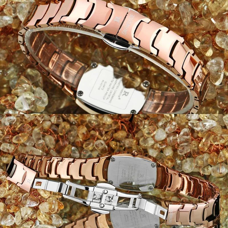 2017 Топ люксовый бренд RONTHEEDGE Брендовые Часы для женщин Бизнес маленький циферблат