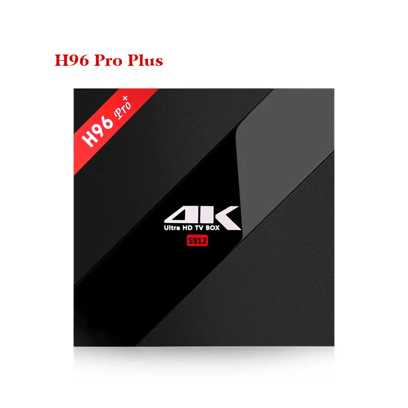 H96 Pro Plus Smart tv Box 2+ 16 ГБ Android 7,1 Amlogic S912 Восьмиядерный процессор 2,4G/5 ГГц Bluetooth 4,1 4 K 1000 m LAN телеприставка