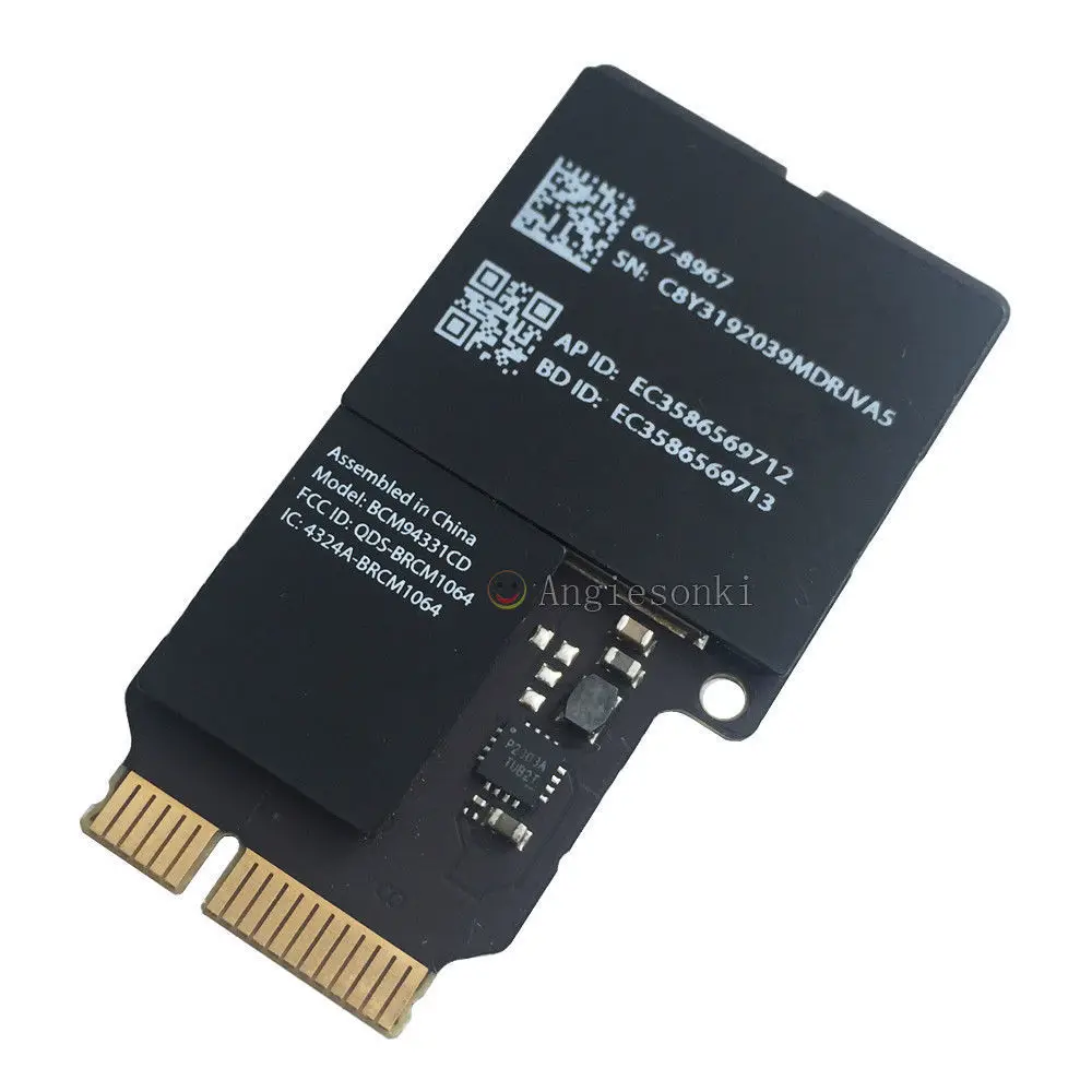 Двухдиапазонная Wi Fi карта Broadcom BCM94331CD 802.11a/b/g + Bluetooth 4 0 для Ap.ple A1418 A1419 Mac.Book Laptop|wifi
