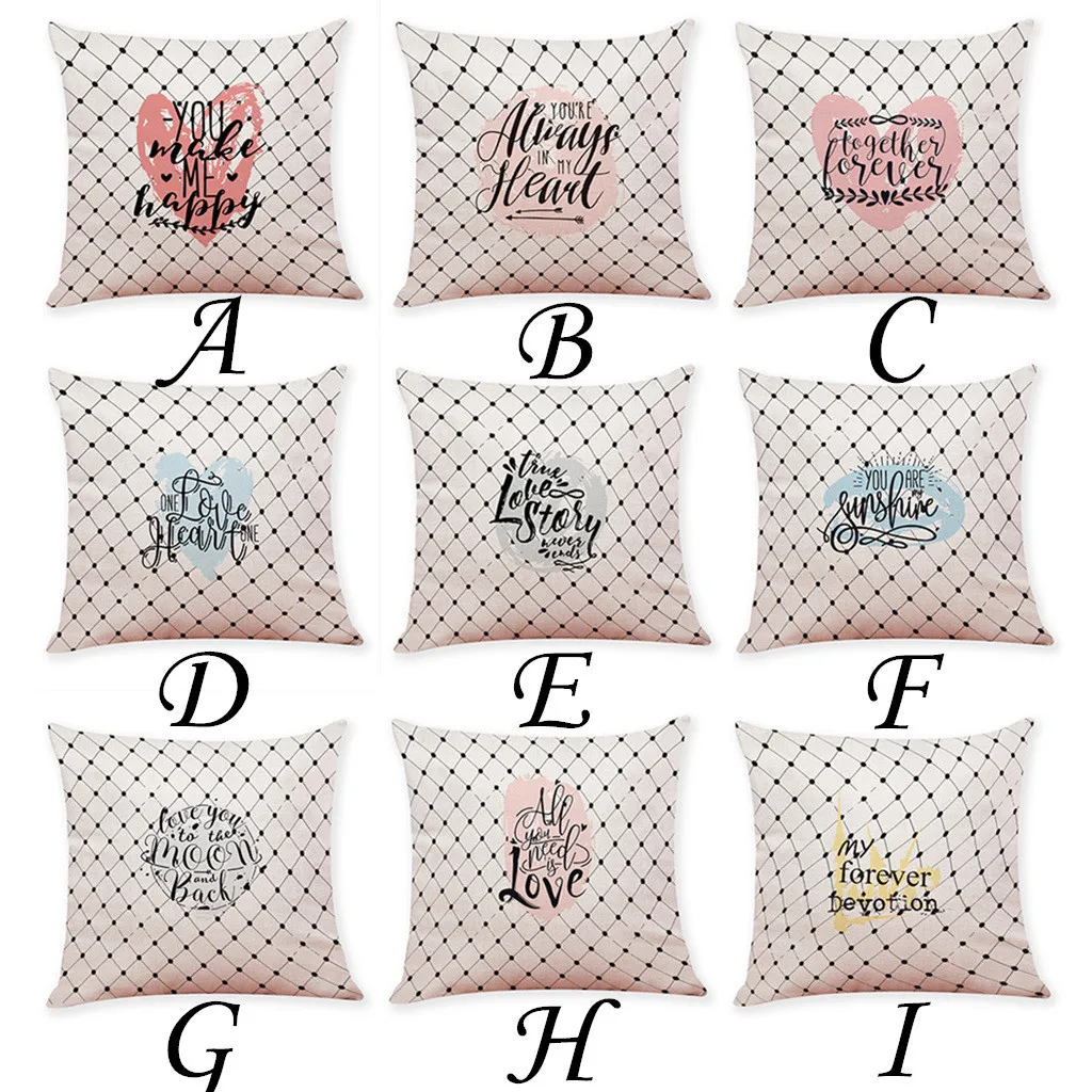 Модные украшения для дома Наволочки жестов наволочки покрытия подушек Housse de Coussin